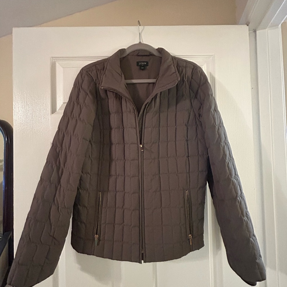 J. Crew Women’s Puffer Jacket in Green